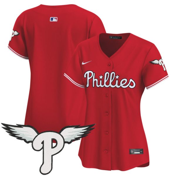 Women's Philadelphia Phillies 2025 Vapor Premier Limited Jersey - Red Team