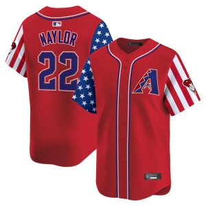 Arizona Diamondbacks 2025 Independence Day Vapor Premier Limited Jersey Stitched Red Josh Naylor