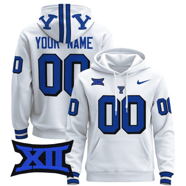 BYU Cougars 2024 Custom Pullover Stitched Hoodie - 1996 Throwback