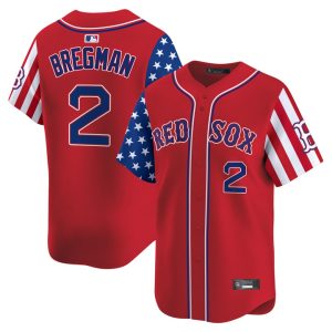 Boston Red Sox 2025 Independence Day Vapor Premier Limited Jersey Stitched Red Alex Bregman