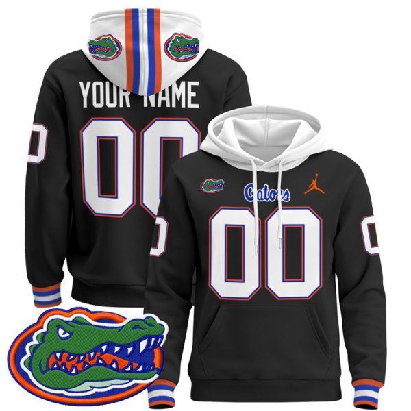 Florida Gators 2024 Custom Pullover Stitched Hoodie - Black
