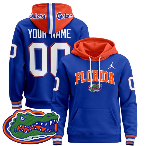 Florida Gators 2024 Custom Pullover Stitched Hoodie - Royal