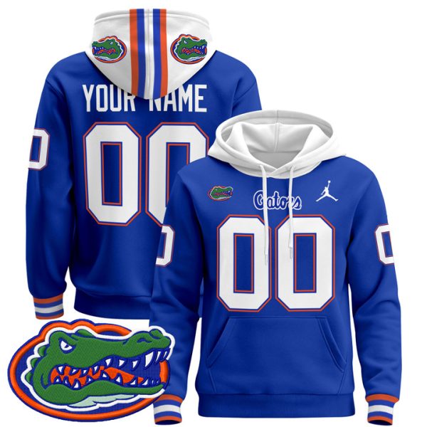 Florida Gators 2024 Custom Pullover Stitched Hoodie - Royal