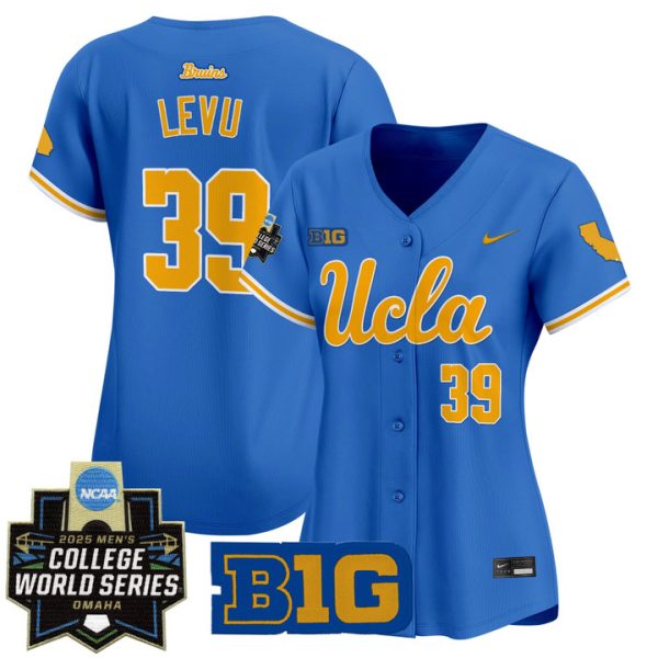 Women's UCLA Bruins 2025 World Series Vapor Premier Limited Jersey Stitched Blue Mulivai Levu