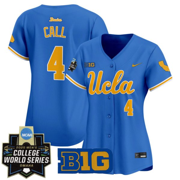 Women's UCLA Bruins 2025 World Series Vapor Premier Limited Jersey Stitched Blue Phoenix Call