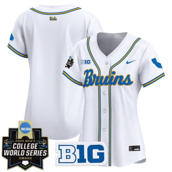 Women's UCLA Bruins 2025 World Series Vapor Premier Limited Jersey Stitched White Team
