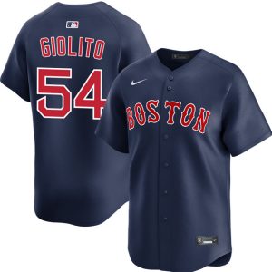 Boston Red Sox #54 Lucas Giolito Navy Alternate Limited Stitched Baseball Jersey
