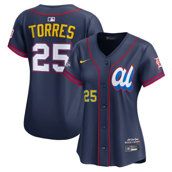 Gleyber Torres American League Women's 2025 All-Star Edition Limited Player Jersey - Navy
