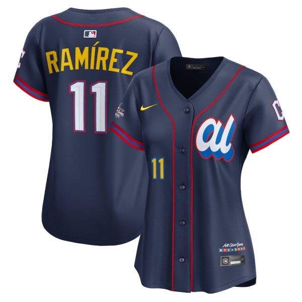 Jose Ramirez American League Women's 2025 All-Star Edition Limited Player Jersey - Navy