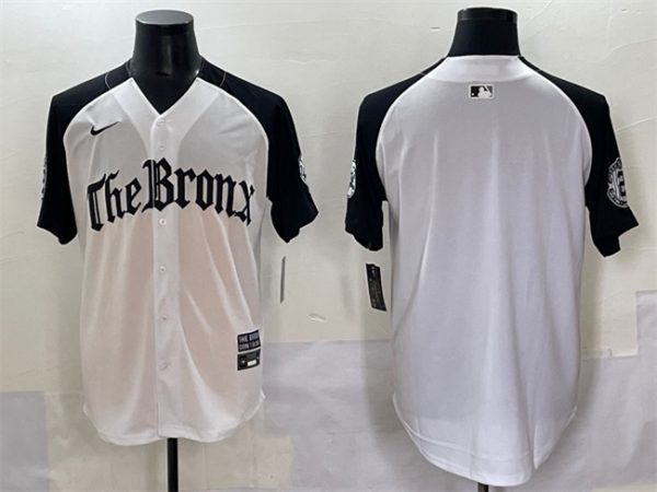 New York Yankees Blank White/Black 'Gothic Legacy Edition' Vapor Premier Limited Stitched Baseball Jersey